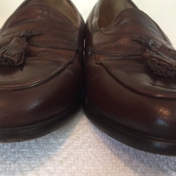 Johnston Murphy Handcrafted Tassel Loafer Shoe 10W main image 4